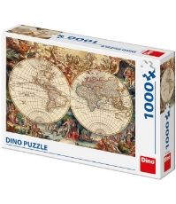 Imagine Puzzle - Harta istorica (1000 piese)