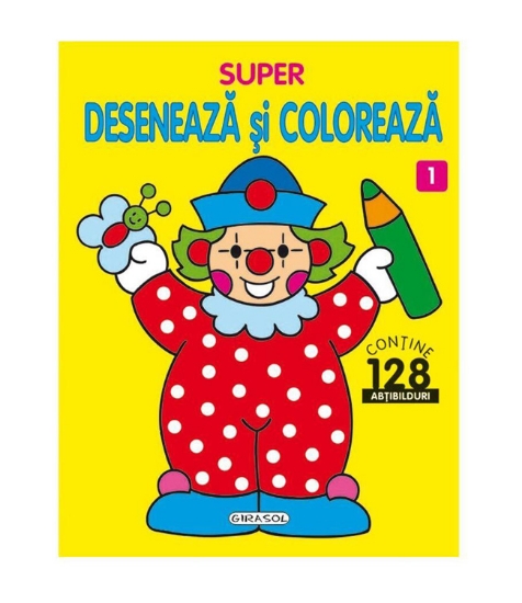 Imagine Super deseneaza si coloreaza 1