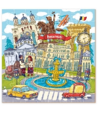 Imagine Puzzle - Bucuresti (64 piese)