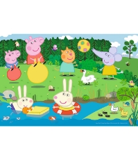 Imagine Puzzle Trefl 60 Peppa Pig Distractie in Vacanta