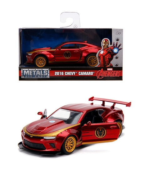 Imagine Masinuta metalica Iron Man 2016 Chevy Camaro SS scara 1 la 32