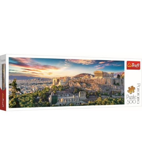 Imagine Puzzle Trefl 500 Panorama Acropolis Atena