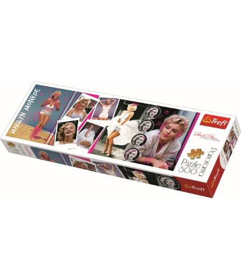 Imagine Puzzle Trefl Panorama 500 Colaj Marilyn Monroe