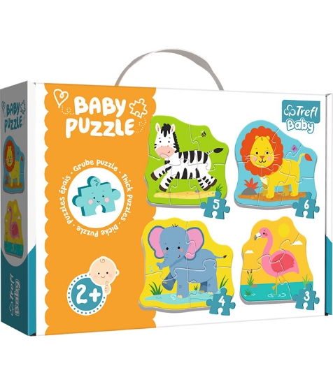 Imagine Puzzle Trefl Baby Clasic animale Safari