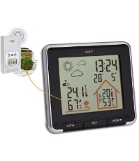 Imagine Statie meteo wireless LIFE TFA 35.1153.01, cu transmitator wireless extern inclus, neagra