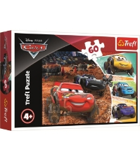 Imagine Puzzle Trefl 60 Fulger Mcqueen cu Prietenii