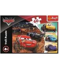 Imagine Puzzle Trefl 60 Fulger Mcqueen cu Prietenii