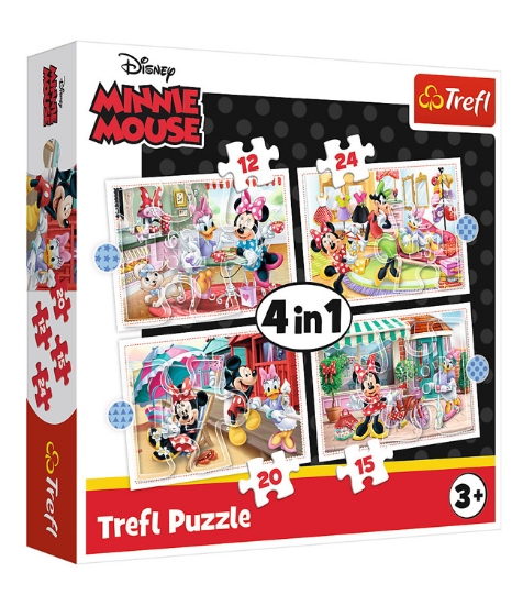 Imagine Puzzle Trefl 4In1 Minnie Mouse si Prietenii Ei