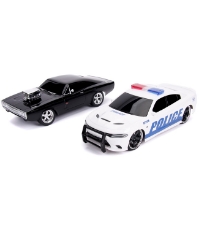 Imagine Set masinute Fast and Furious RC Toyota Supra&Dodge Charger SRT scara 1:16