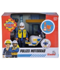 Imagine Sam Police motocicleta figurina