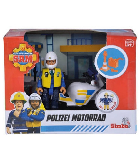 Imagine Sam Police motocicleta figurina