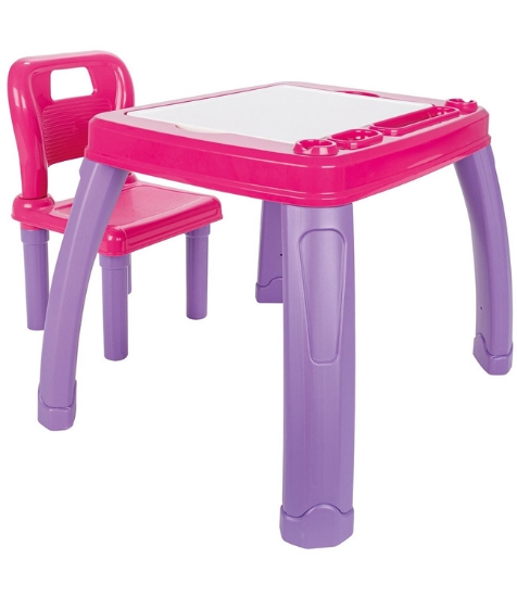 Imagine Set Masuta cu scaun pentru copii Study Table pink