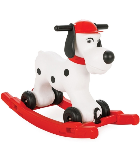 Imagine Balansoar pentru copii Cute Dog white