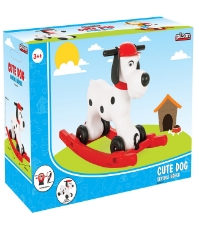 Imagine Balansoar pentru copii Cute Dog white