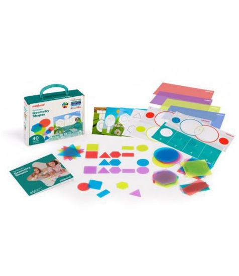 Imagine Joc educational Forme geometrice cu piese translucide