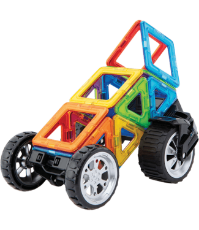 Imagine Set magnetic de construit- Magformers Vehicule, 17 piese