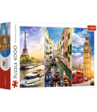 Imagine Puzzle Trefl 4000 Calatorie in Europa