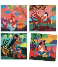 Imagine Inspired by Paul Gauguin, pictura Polynesia,