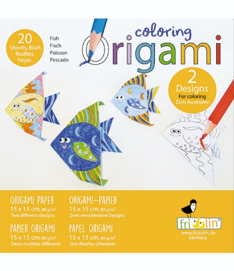 Imagine Origami, pesti de colorat