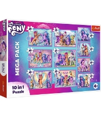 Imagine Puzzle Trefl 10 in 1 My Little Pony -  Poneii stralucitori