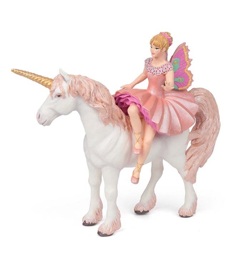 Imagine Figurina balerina Elf si unicorn