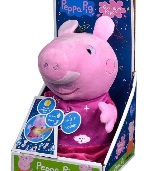 Imagine Peppa Pig plus Noapte Buna 25 cm