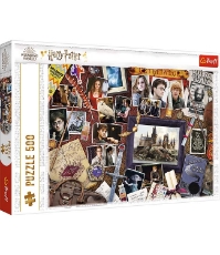 Imagine Puzzle Trefl 500 Harry Potter - Memoriile de la Hogwart