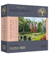 Imagine Puzzle Trefl din lemn 1000 piese Casa Victoriana