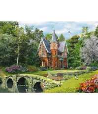 Imagine Puzzle Trefl din lemn 1000 piese Casa Victoriana