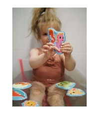 Imagine Set Jucarii de baie ABC Magic Bath Puzzle