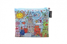 Imagine Sacosa din material reciclat, design James Rizzi