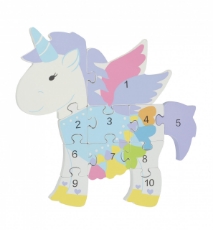 Imagine Puzzle din lemn unicorn,