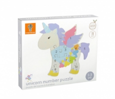 Imagine Puzzle din lemn unicorn,