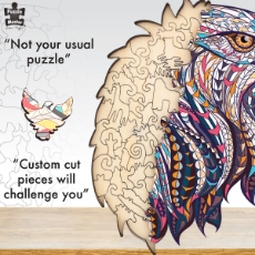 Imagine Puzzle lemn Vultur