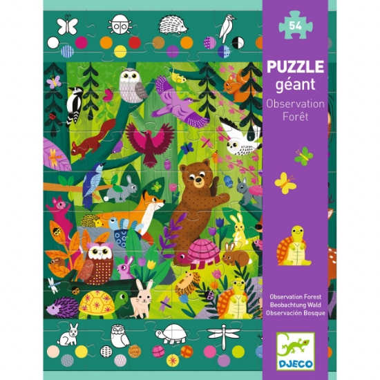 Imagine Puzzle gigant, Aventuri in padure