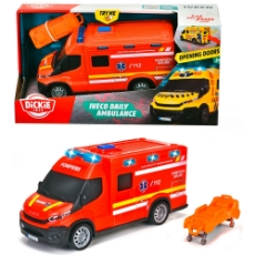 Imagine Masina ambulanta Iveco Daily Ambulance 1:32 18 cm rosu