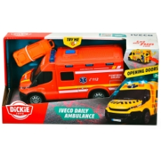 Imagine Masina ambulanta Iveco Daily Ambulance 1:32 18 cm rosu