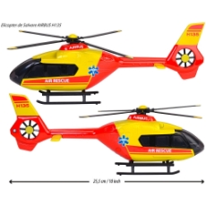 Imagine Elicopter de salvare Airbus H135 cu lumini si sunete