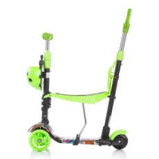 Imagine Trotineta Kiddy Evo 3 in 1 cu maner green graffiti