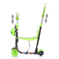 Imagine Trotineta Kiddy Evo 3 in 1 cu maner green graffiti