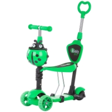 Imagine Trotineta Kiddy Evo 3 in 1 cu maner lime