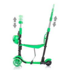 Imagine Trotineta Kiddy Evo 3 in 1 cu maner lime