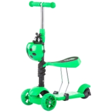 Imagine Trotineta Kiddy Evo 3 in 1 cu maner lime