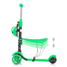 Imagine Trotineta Kiddy Evo 3 in 1 cu maner lime