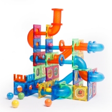 Imagine Set de constructie magnetic - Marble Run (171 piese)