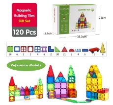 Imagine Set de constructie magnetic 3D - 120 piese