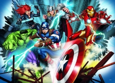 Imagine Puzzle de colorat - Avengers (48 de piese)