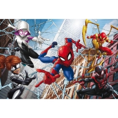 Imagine Puzzle de colorat - Aventurile lui Spiderman (60 de piese)