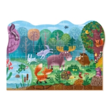 Imagine Puzzle - Minunatele animalute din padure (60 piese)