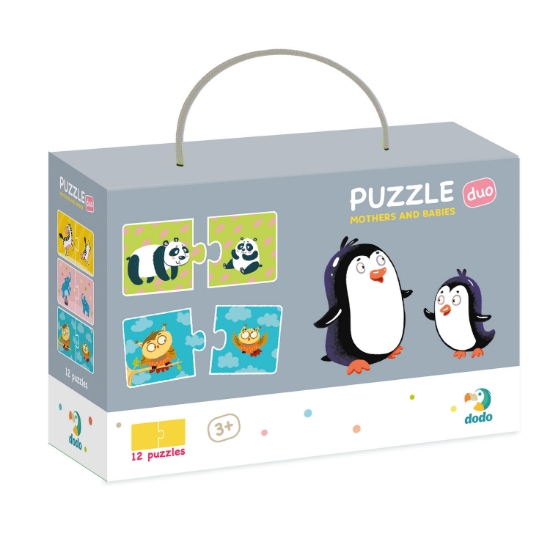 Imagine Duo Puzzle - Mama si puiul (2 piese)